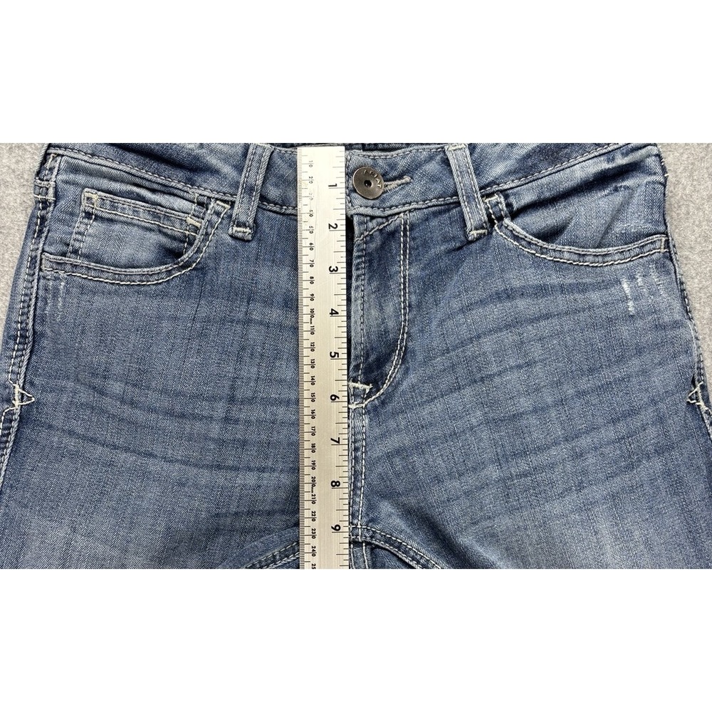 Ariat Trouser Chelsey Wide Leg Jeans Womens 28L Stretch Western Y2K Boho Rodeo - Picture 11 of 13